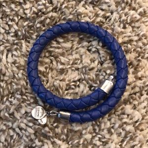 Alex and Ani leather wrap bracelet